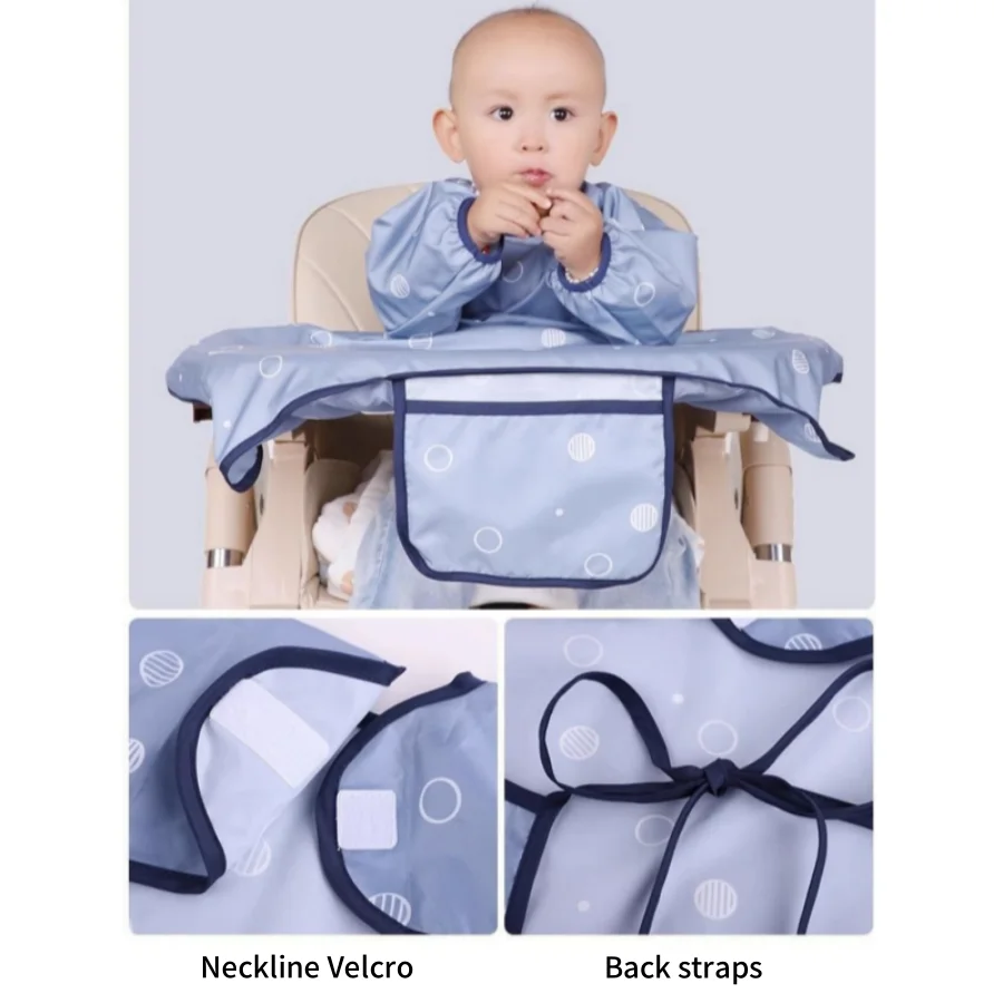 Infant children's eating bib tray baby anti-fouling integrated dining table cover dining chair waterproof quick-drying apron
