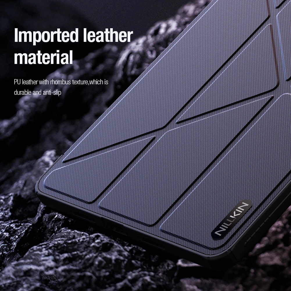 For Xiaomi Mi Pad 8 Pro Nillkin Case Bumper Flip Leather Pro Slide Camera Cover Multi-angle Folding Protect for Xiaomi Pad 8