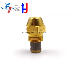 Brass 9/16  Diesel Injectors Burner Nozzles 60 Degree  Heavy Fuel Burner Nozzle Combustion Jet  Boiler Heater  0.45-6.0 USgal/H