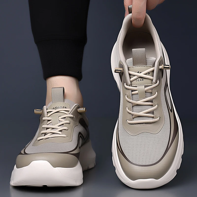 

Мужские удобные повседневные спортивные кроссовки: легкие, модные, дышащие, для походов и активного отдыха, новая весенняя коллекция