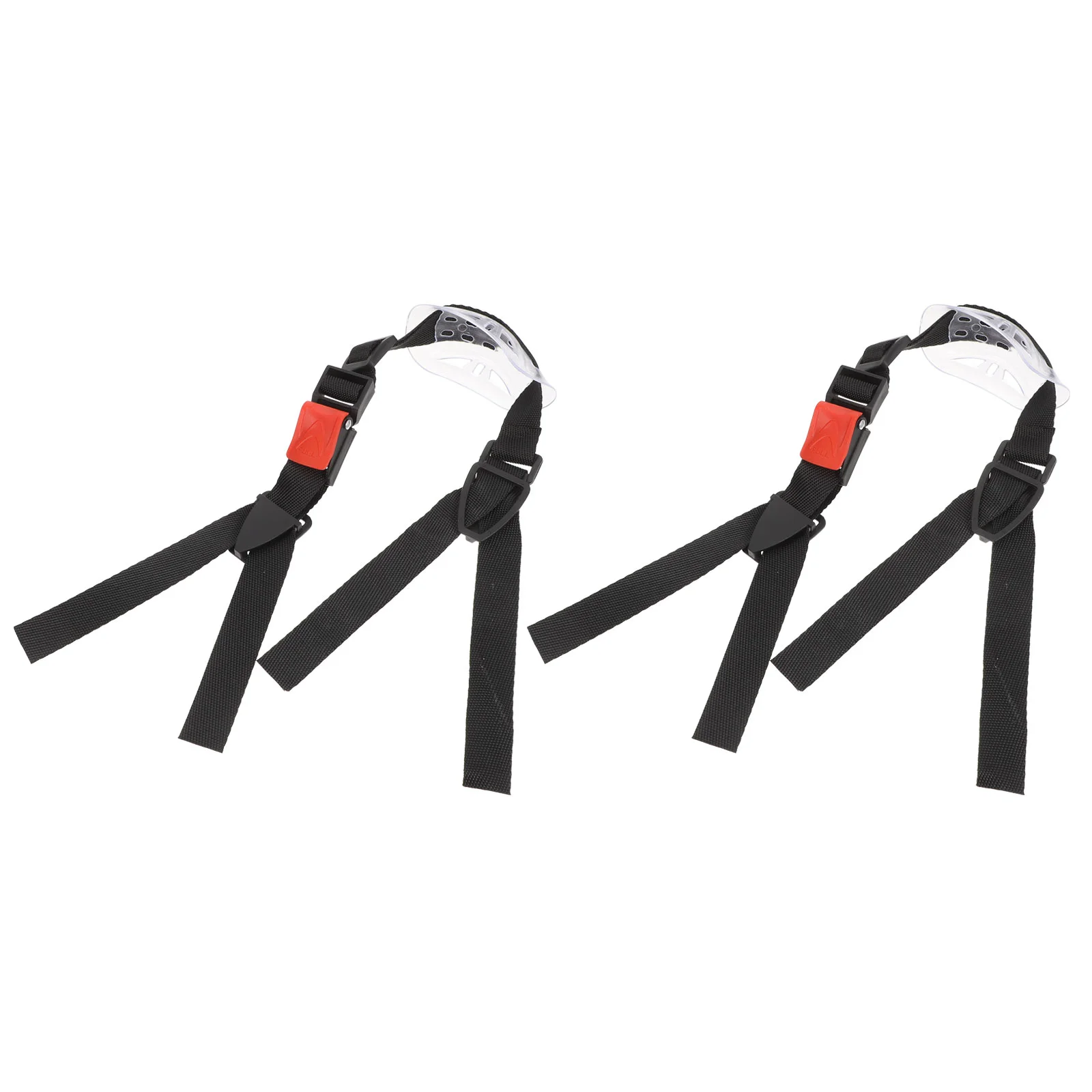 2 Pcs Accessories Strap Man Lanyard Hard Hat Clips Polyester Chin for Belt