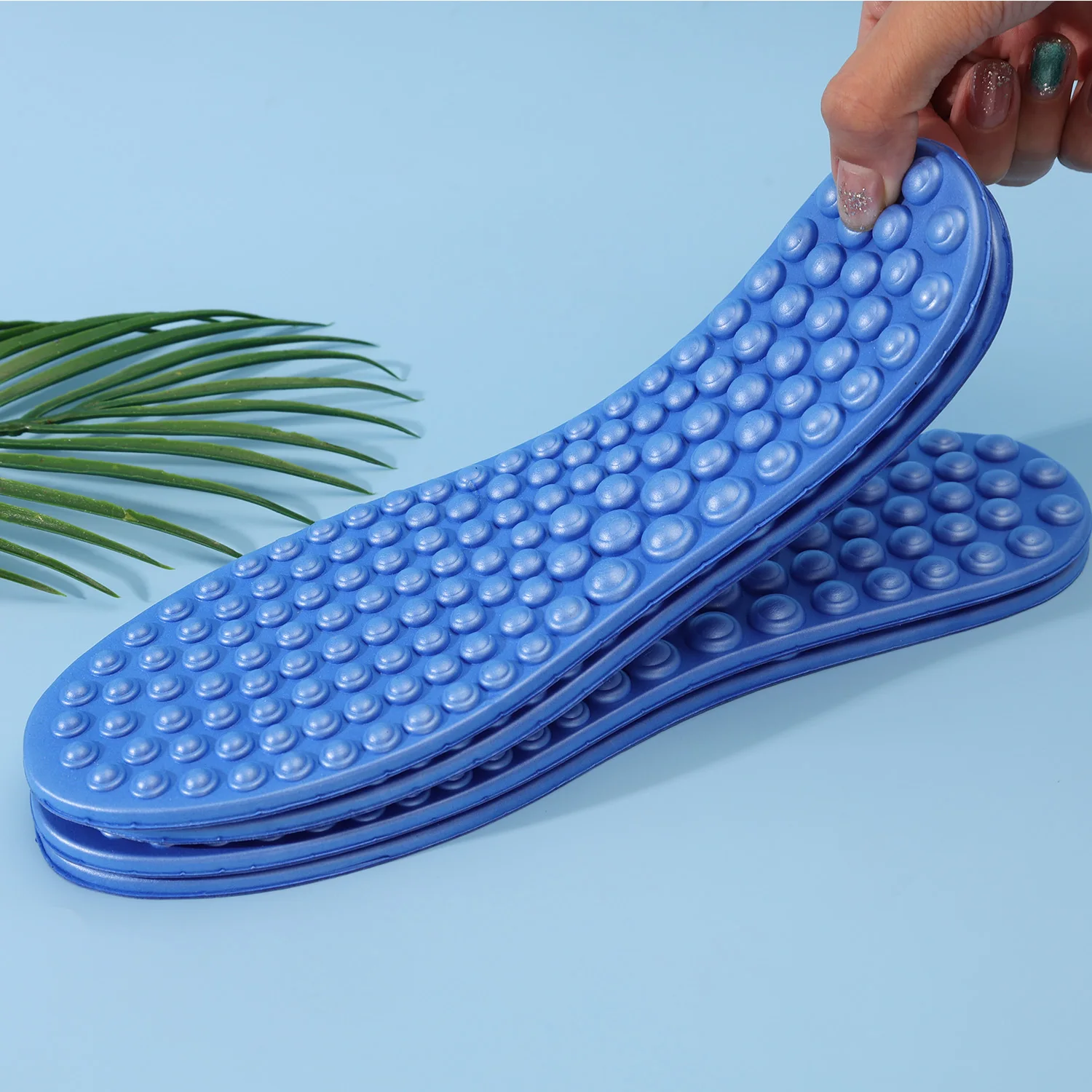 2/10pcs Massage Insoles Shock Absorption Shoe Pad Men Women Comfort Foot Fatigue Relief Soft Sports Running Shoes Inserts Soles