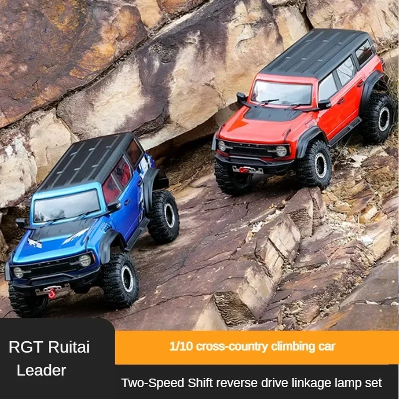 RC Cars 1/10 RGT EX86130 2.4G 6CH 4WD Remote Control Simulation Electric Model Off-road Climbing Vehicle Truck Toy Adult Gift