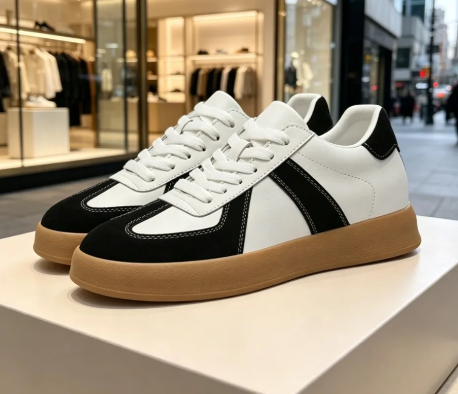 Couple Retro Trainers Hidden Heel Men Women Autumn Winter Casual Sneakers Height Increasing Skate Shoes Footwear