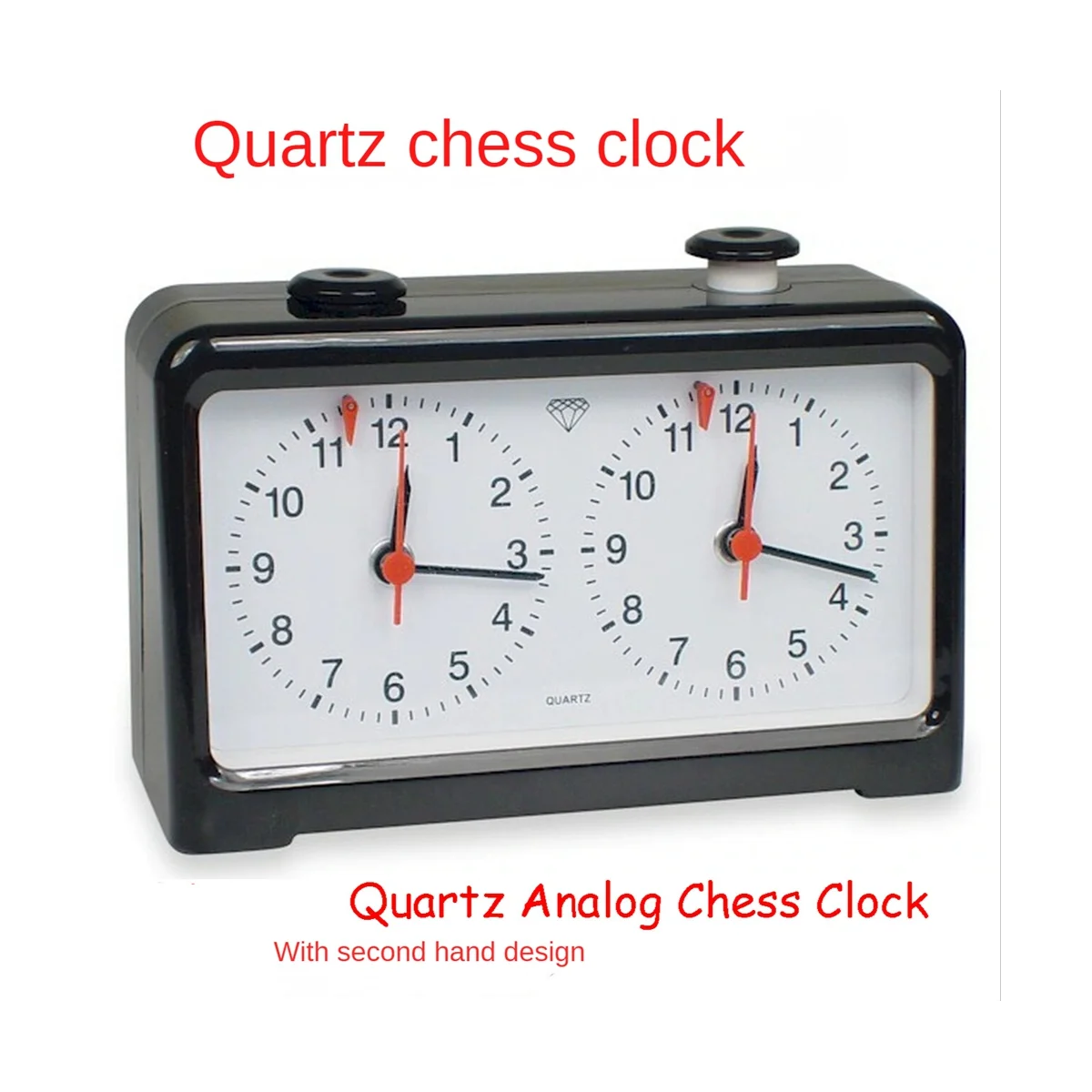 Chess Clock Timer Quartz Analog Chess Clock Professional Tournament Analog Chess Clock Timer for Game