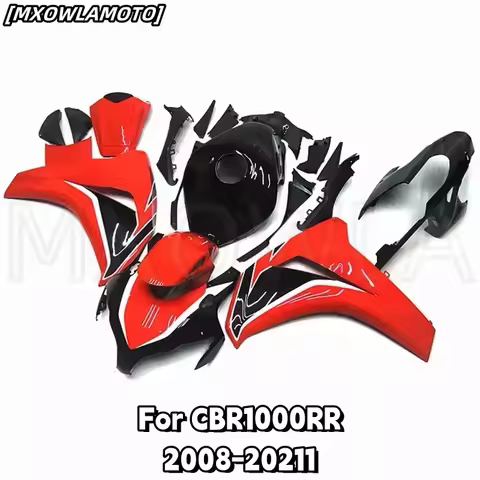 For Motorcycle CBR1000RR 2008 2009 2010 2011 ABS Bodywork full Fairings Kit CBR1000 RR 08 09 10 11 Shell red black Fairing