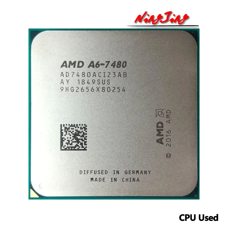 AMD A6-Series A6-7480 A6 7480 3.5 GHz Used Dual-Core Dual-Thread CPU  65W L2=1M Socket FM2+