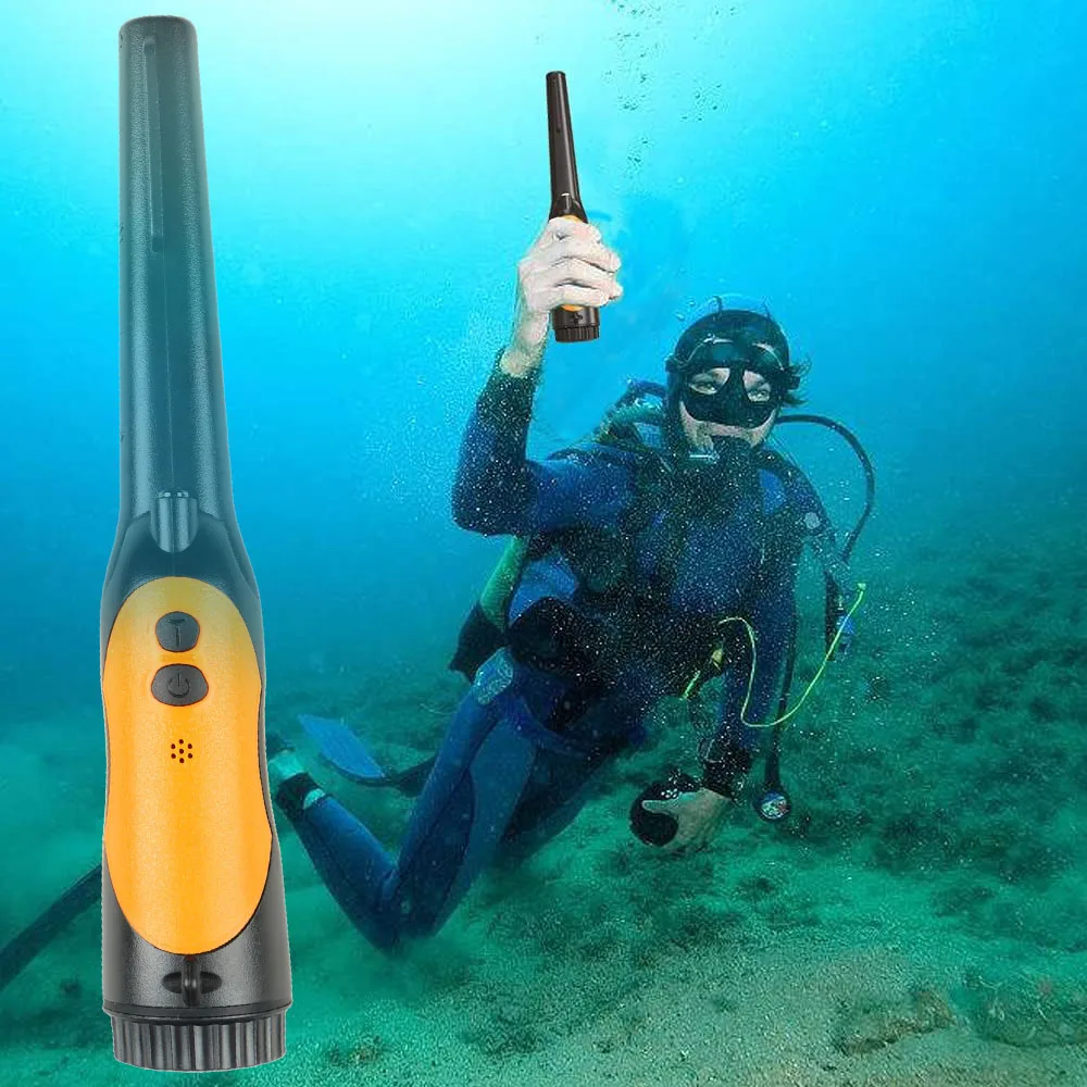 Detector de Metais Portátil Totalmente Impermeável Pin Pointer Pinpointer de Alta Precisão Pesquisa Portátil Profissional Tesouro Encontrar