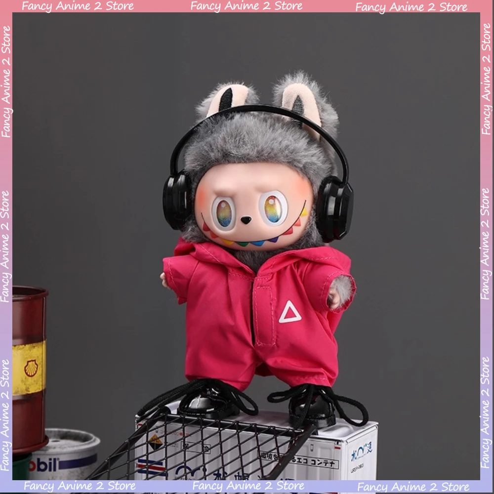 

Funny Seafood Game Serie Labubu Doll Clothes Korean Style and Features Trendy Cool Mini Plush Doll Outfits Accessories DIY Gift