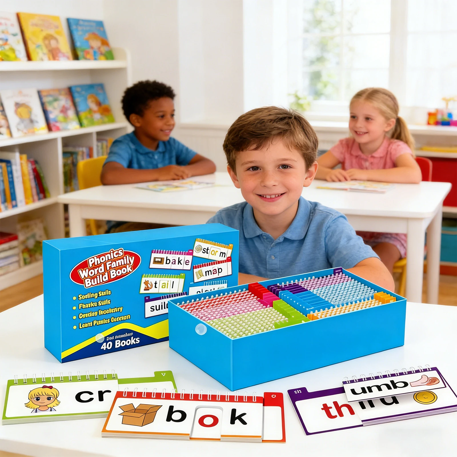 word-family-build-book-40-read-and-rhyme-flip-books-sight-words-flash-cards-for-preschool-learning-activities