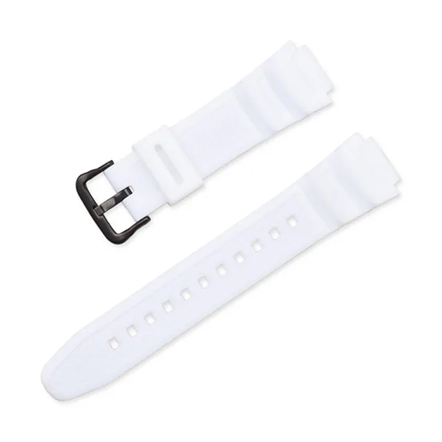 Horlogeband 18mm voor CASIO AE1200/1300/1000 W-219 Vervanging Siliconen Rubber Horlogeband heren Polsbandje armband Accessorie - afbeelding 1