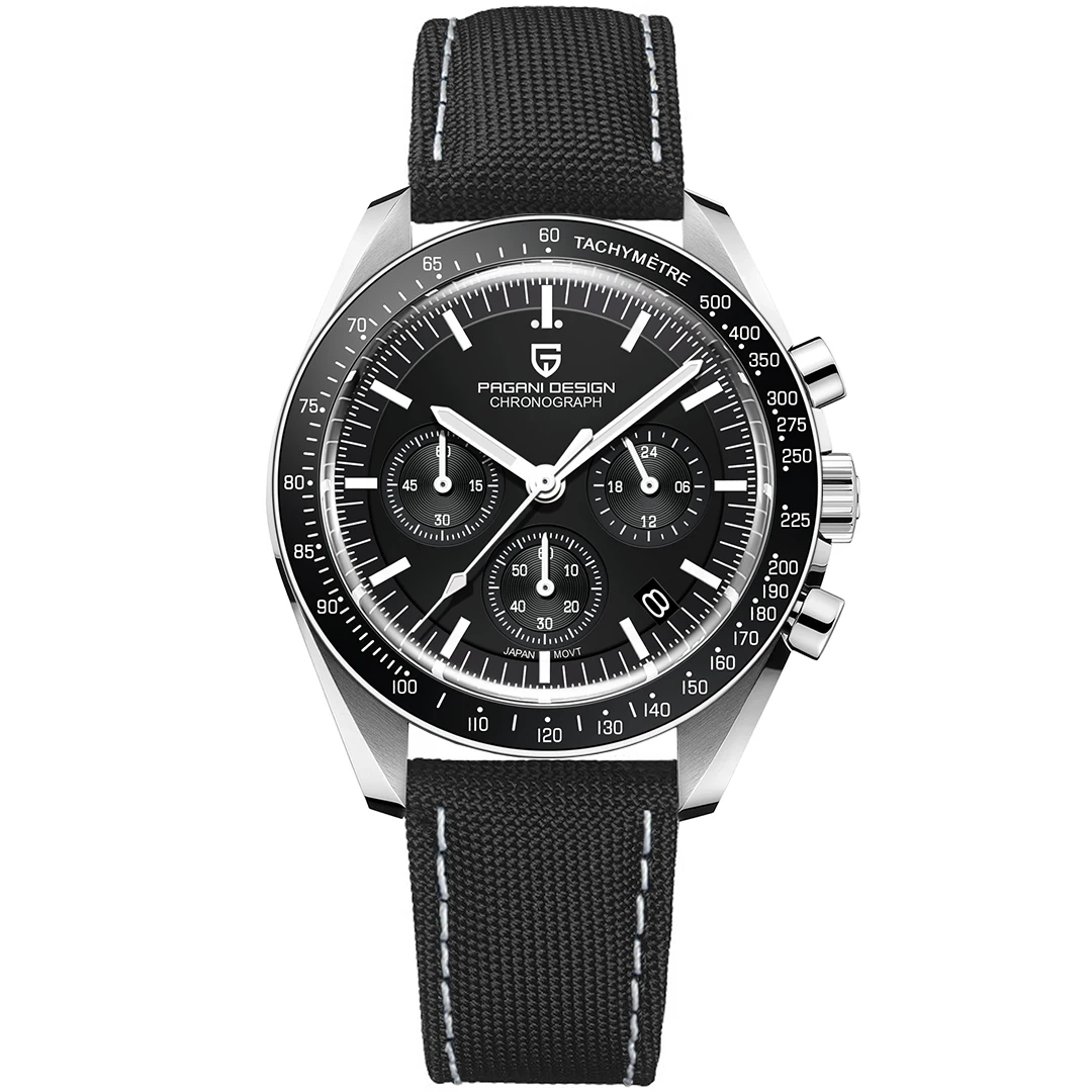 2026 New PAGANI DESIGN Classic moon Men's Watches Luxury AR Sapphire crystal Quartz Watch For Men Speed Sport Chronograph Watch