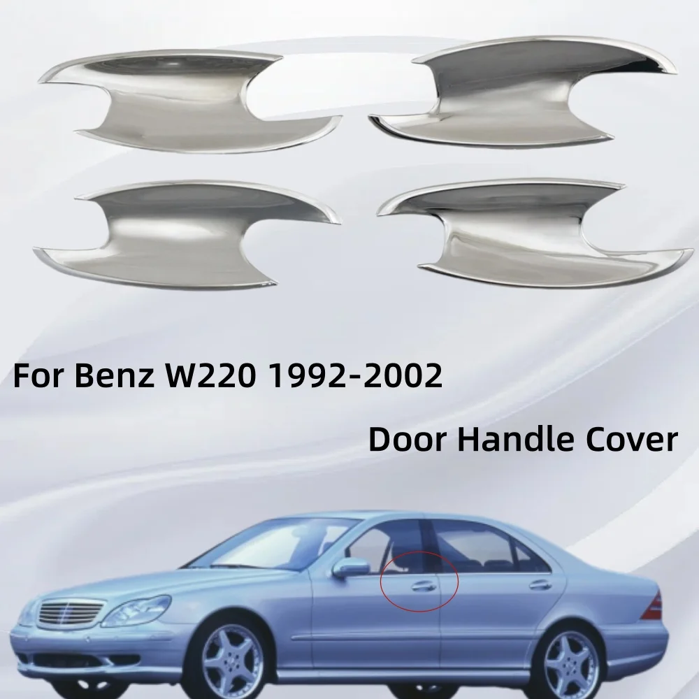 Car Accessories Exterior Door Bowl Cover Trim For Benz W220 1992 1993 1994 1995 1996 1997 1998 1999 2000 2001 2002 Components