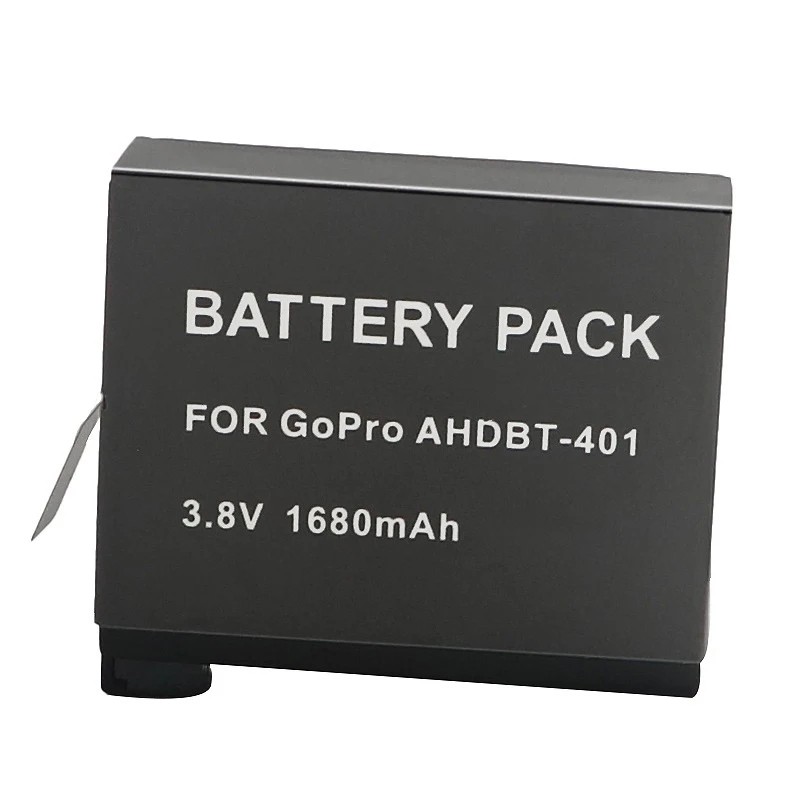 1680mAh AHDBT-401 Hero4 Battery for Gopro Hero 4 Batteries Go Pro Hero4 bateria AHDBT 401 Action camera Accessories battery