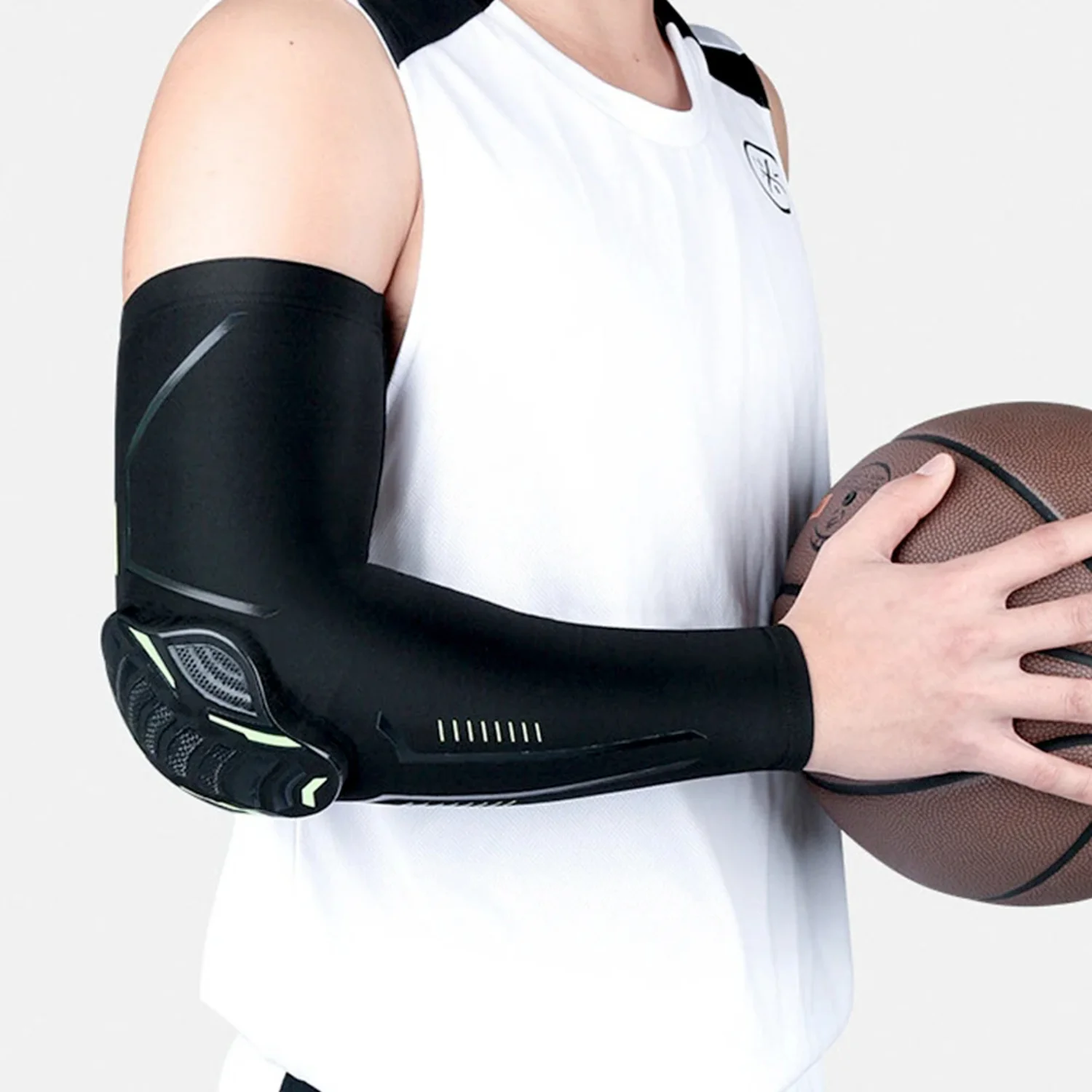 1Pcs Sports Crashproof Elbow & Knee Pads Compression Arm Sleeves  Outdoor Basketball Football Bicycle Elbow Support Guard