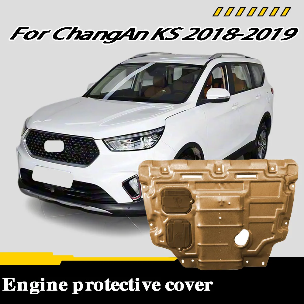 Protector contra salpicaduras de motor adecuado para ChangAn KS 2018-2019 1.5L placa de protección del chasis del protector inferior del motor