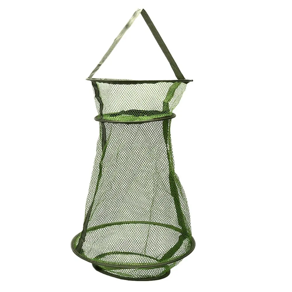 

Tackle Foldable Collapsible Fishing Trap Network Fish Accessories Fishing Basket Landing Net Fish Shrimp Mesh Cage Fishing Net