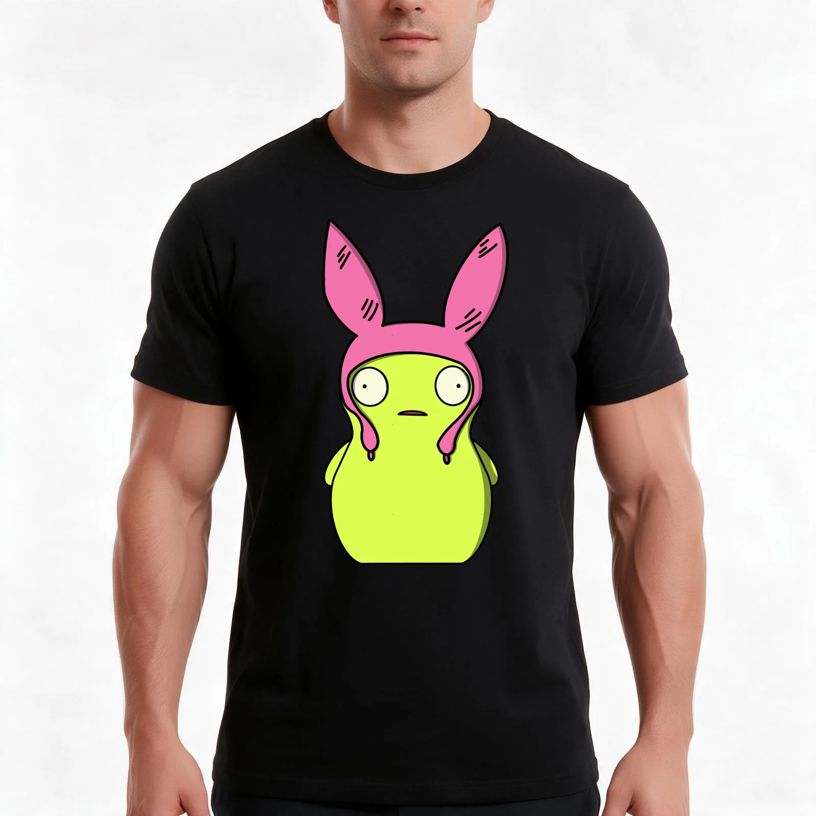 Kuchi Kopi Louise Edition T-Shirt, Summer Casual Cotton Tee, Oversized Streetwear Tops, Vintage Graphic Print, Unisex Men Women