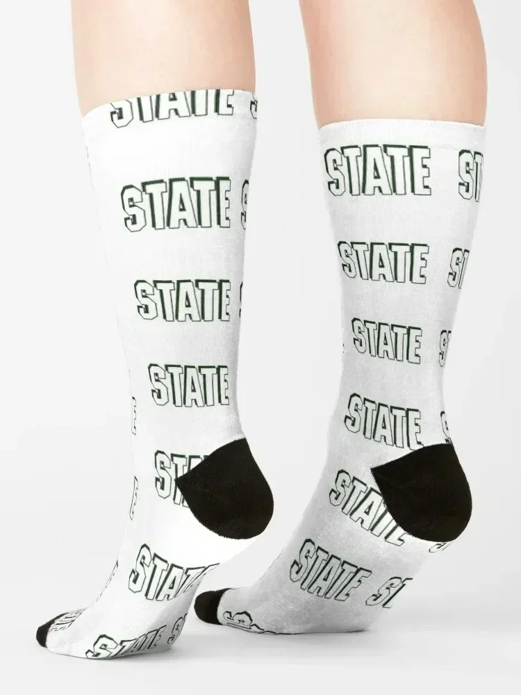 STATE Socks gym christmas gift Men's snow Socks Women Men's