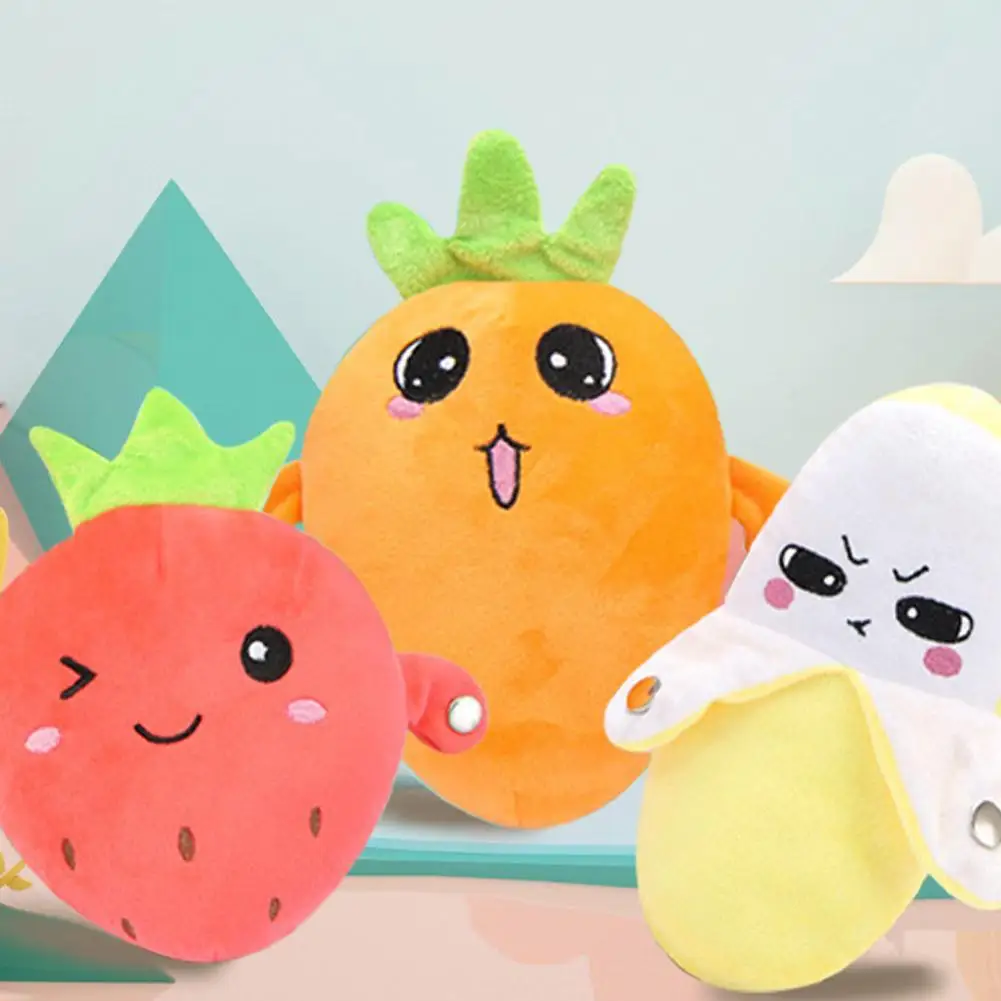 Hot sell Peculiar Music Rhythm Parent-child Interactive Plush Doll Banana Fruit Induction Toy Cultivate Music Perception Ability