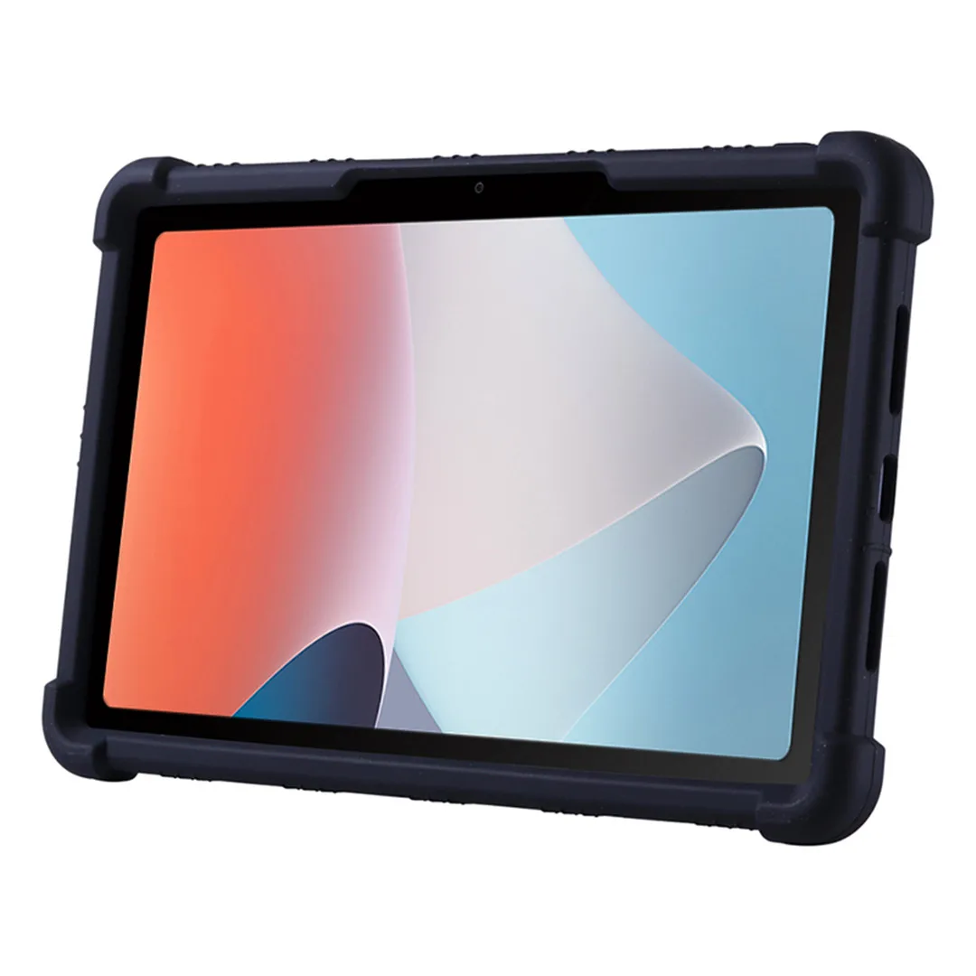 Silicone Portable Kickstand Tablet Case For TCL TAB 10L 10.1inch 8491 (2022) Shell Shockproof Kids Safe Cover for TCL 10L 8491