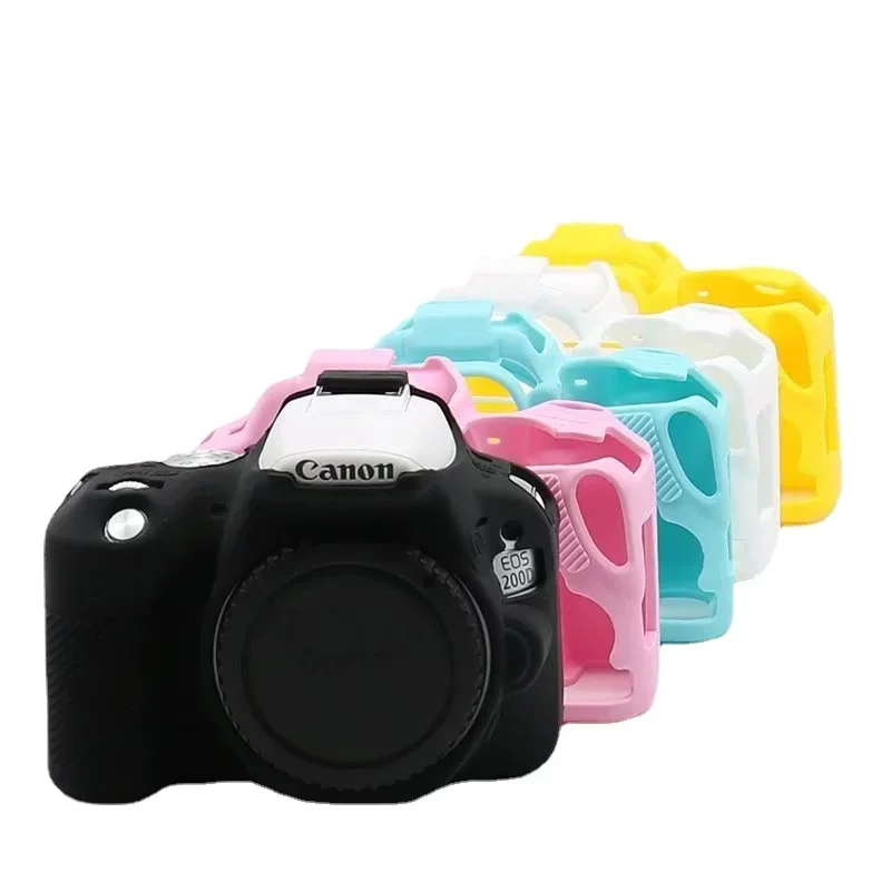 Silicon protector skin case soft body cover For Canon EOS 250d 200dii 200D rebel SL2 kiss X9 DSLR camera rubber