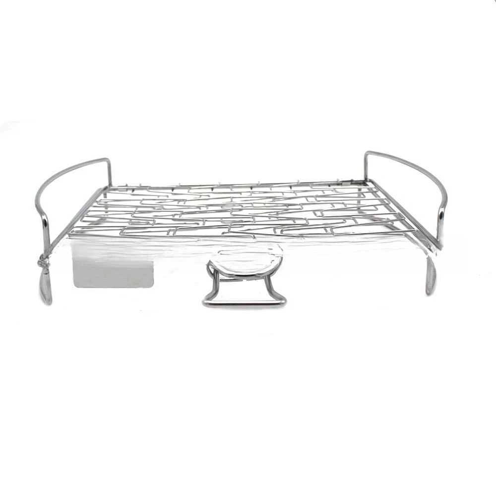 Grill Stainless Steel BBQ Mesh BBQ Mesh Clip Camping BBQ Rack Grill Fish Rack