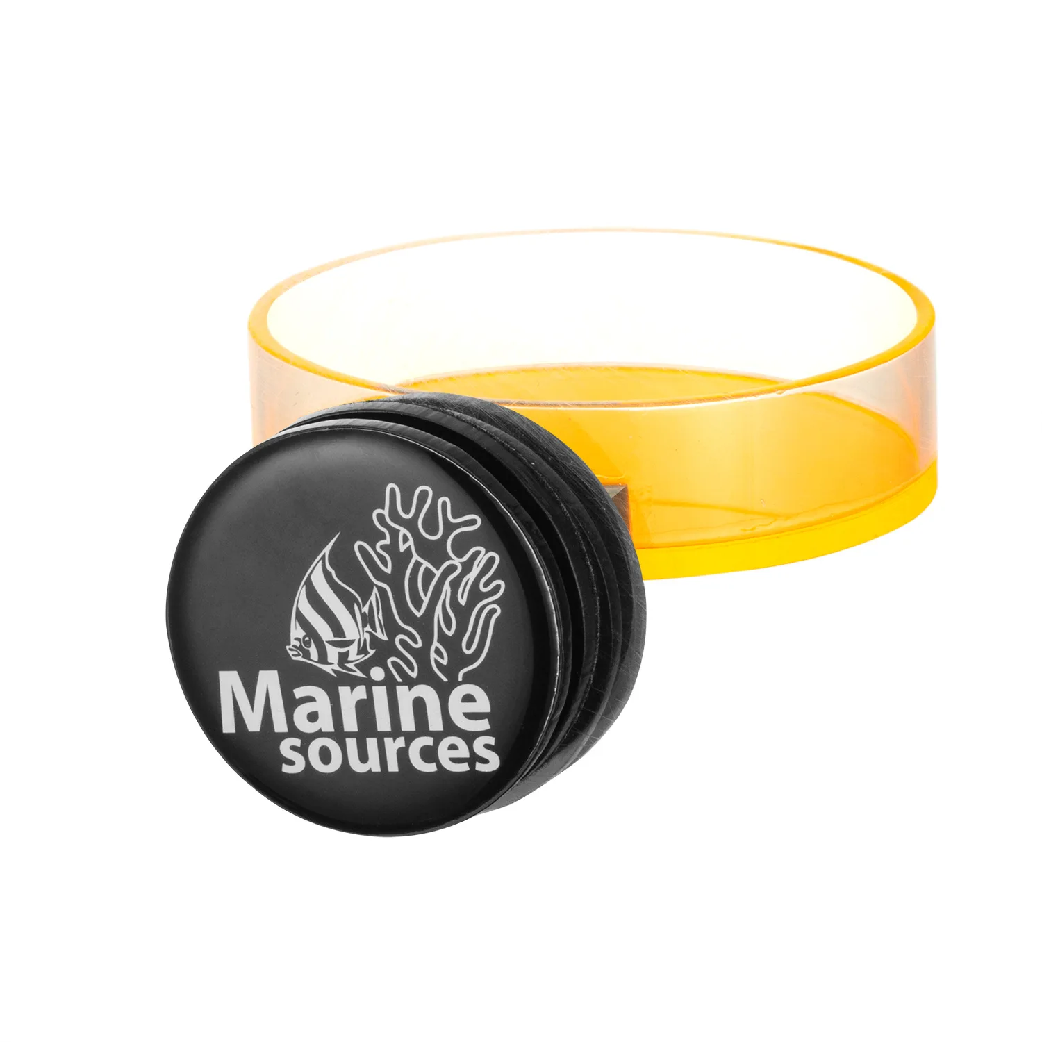 رف أظافر مرجاني مغناطيسي بمصادر بحرية 70 مم، حامل مرجان برتقالي فلوري - رف عائم قوي لمرجان SPS #3