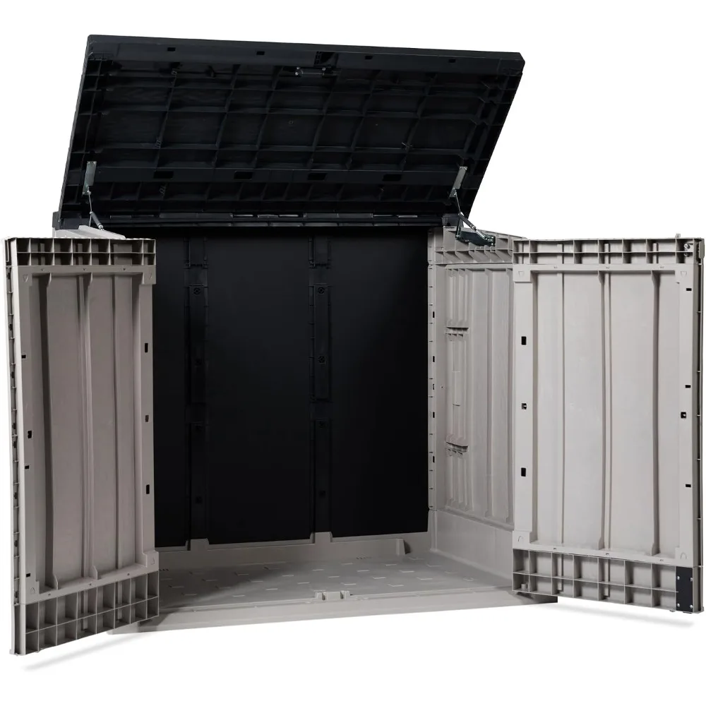 Toomax XL Outdoor Storage Shed 1270L Water Resistant Plastic Garden Tool Organizer