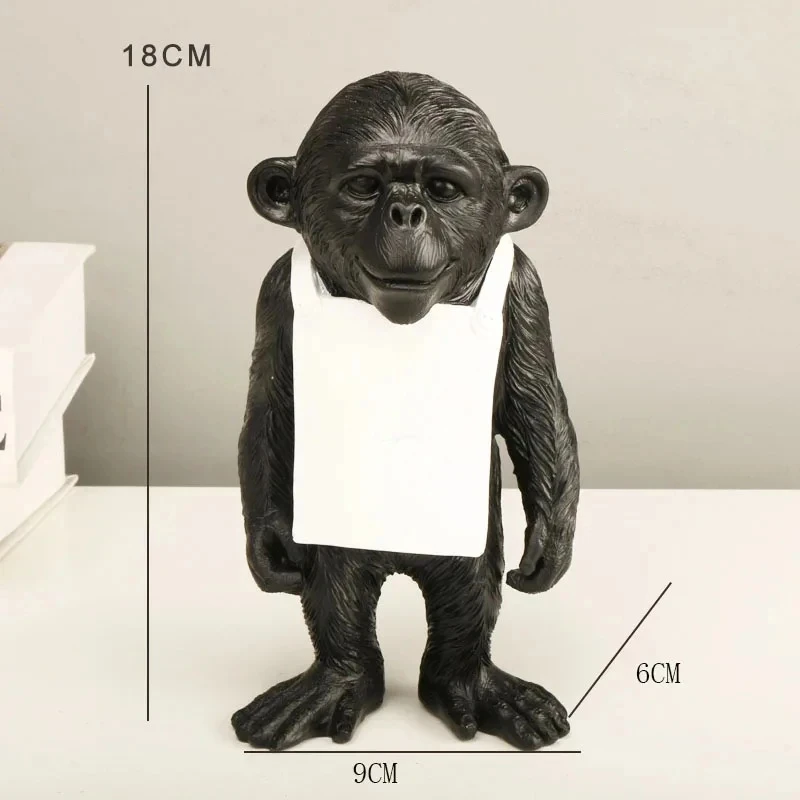 Banksy Monkey Gorilla Resin Statue Home Decor Figures Street Art Craft Desk Figurines For Interior Home Decoration Accessories