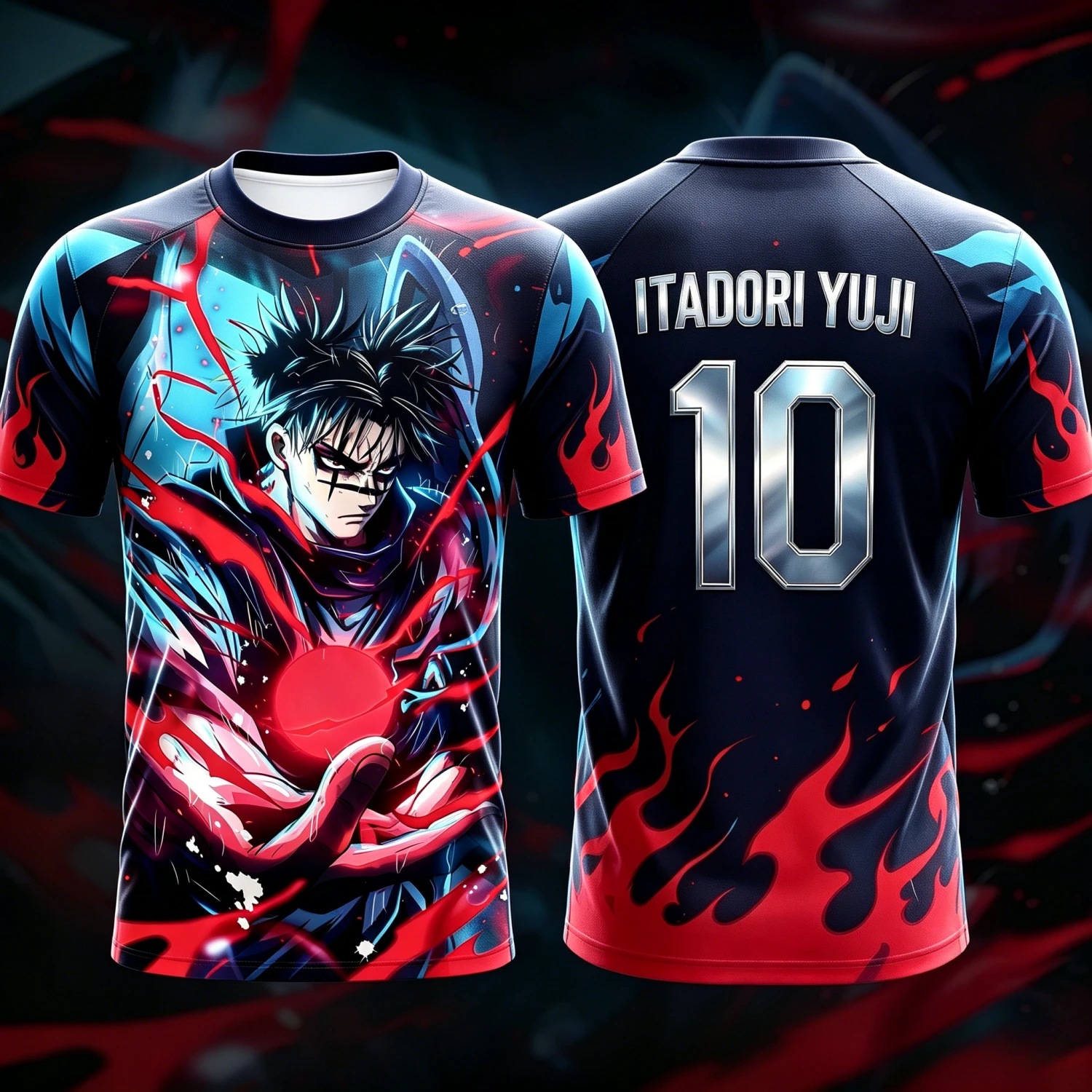 2026 Summer Jujutsu Kaisen Retro Cosplay T-shirt Men's 3D Printed Jiu Jitsu Short-sleeved Family Unisex Children's Sports Shirt