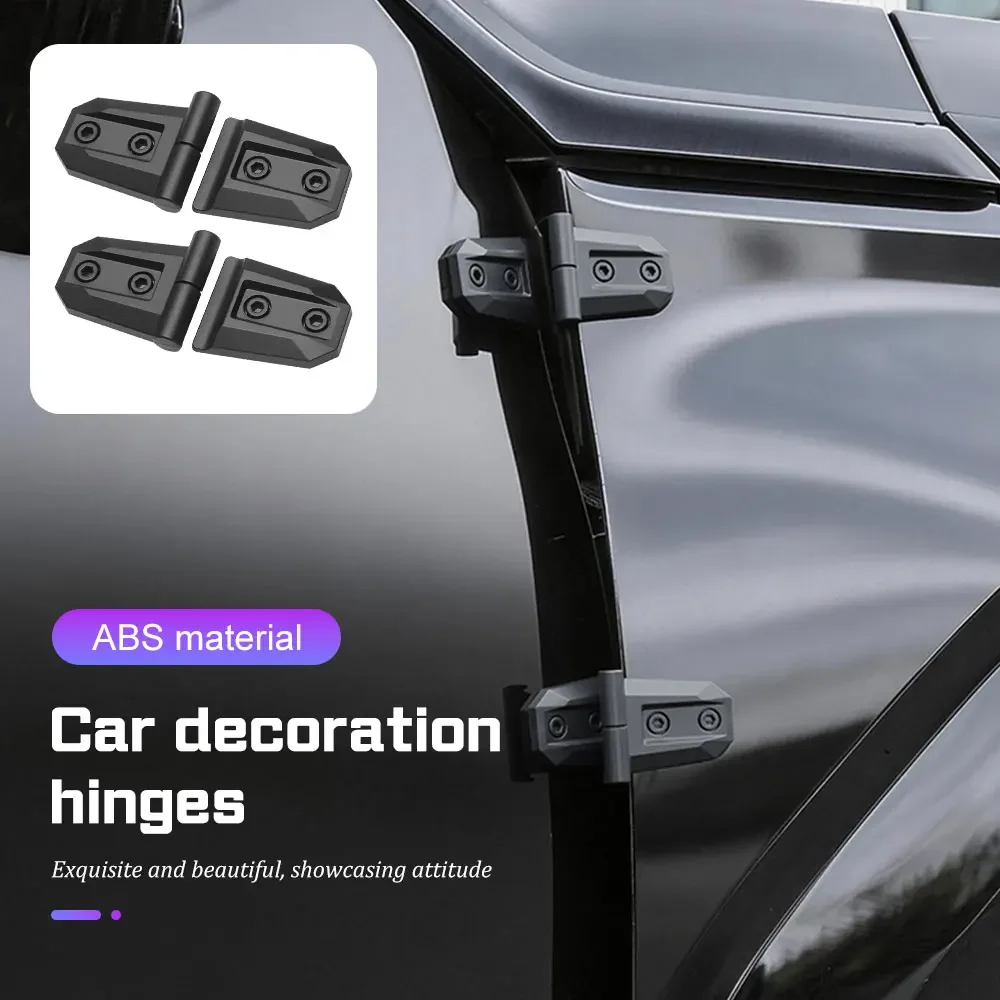 Universal ABS Off-Road Car Exterior Hinge Trim Easy Installation For SUV Pickup Sedan Exterior Stylingand Exterior Accessories