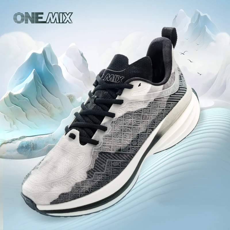 ONEMIX 2024 Sport Shoes Breathable Mesh Running Shoes for Men women Character Vamp Cushion Outdoor Walking jogging Sneakers