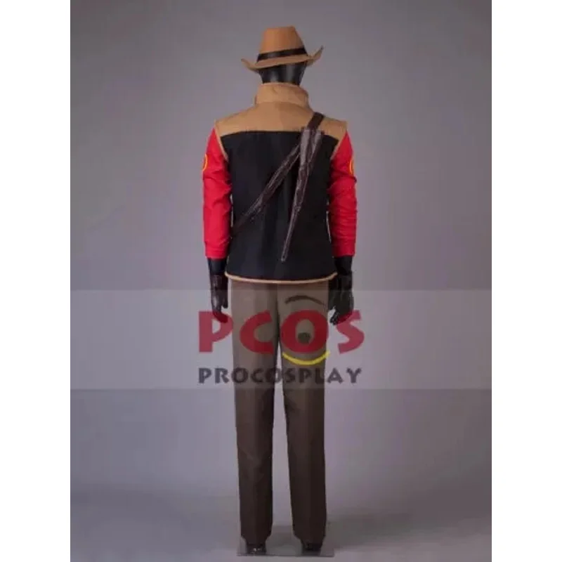 DY20New! فريق القلعة 2 قناص الأحمر تأثيري حلي مجموعة كاملة أزياء الهالوين ملابس أنيمي Clothes25
