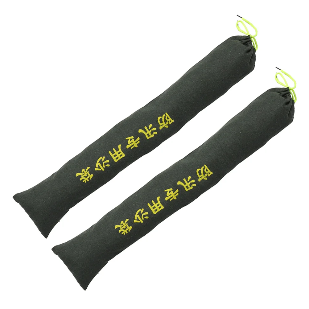 2 Pcs Flood Control Sandbags Barriers for Doors Stop Water from Coming under Defence Garage