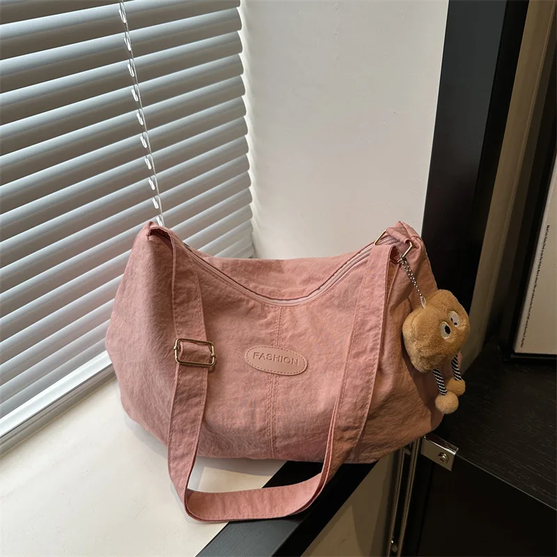 

Versatile solid color bag, dumpling bag, trendy shoulder and crossbody bag