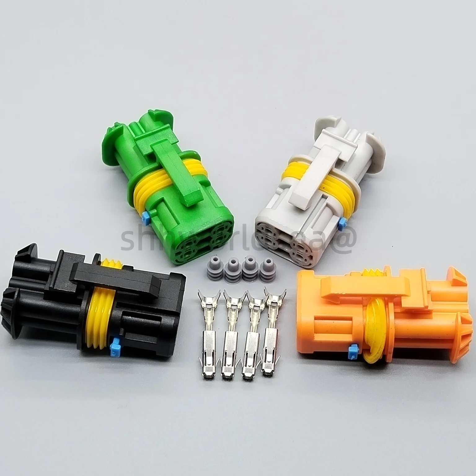 shhworldsea 4 Pin Automobile waterproof connector 2.2 2.3 Rear modulator plug 18650.000.001 18164.000.002 For truck LEAR