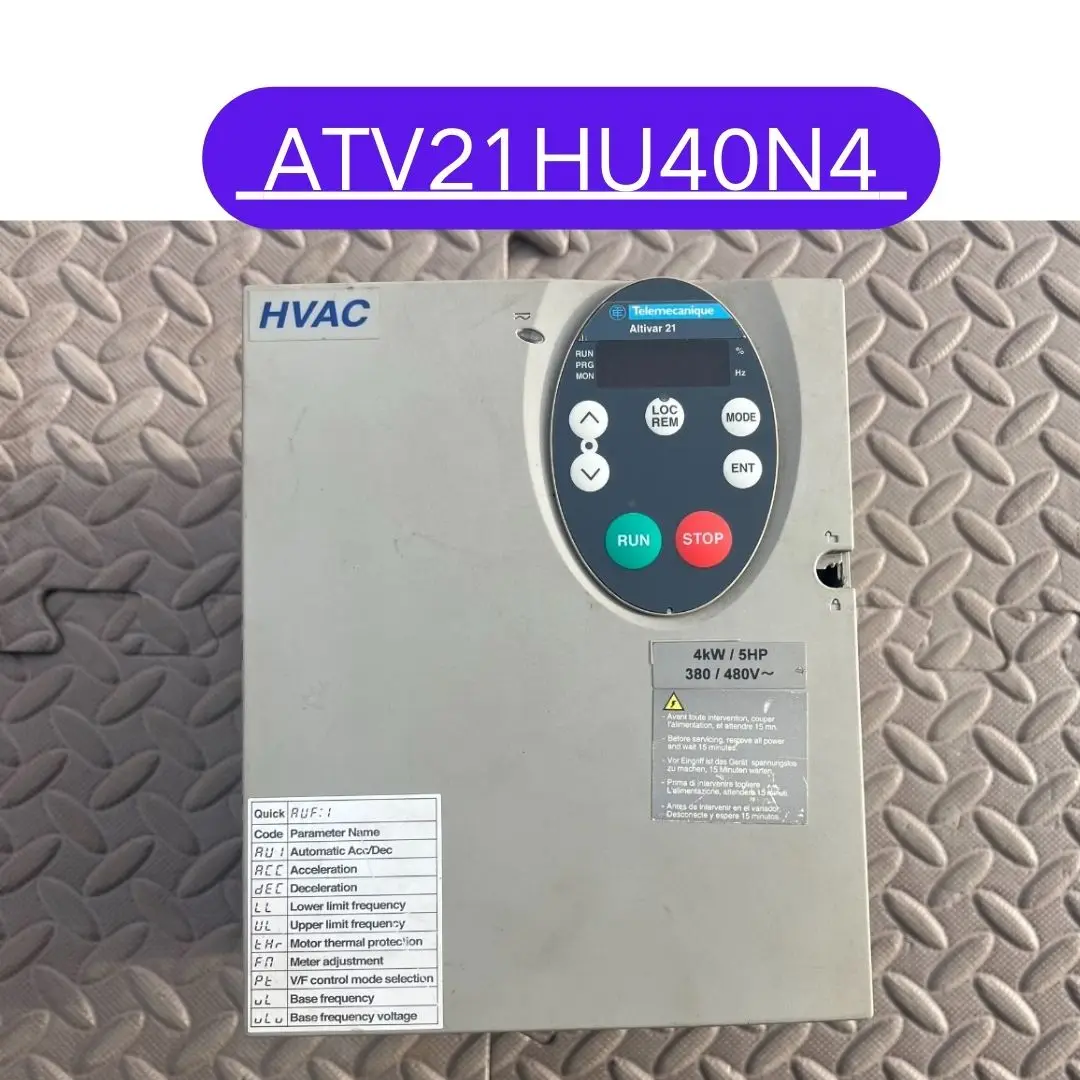 

Used ATV21HU40N4 inverter 4.0KW Test OK Fast Shipping