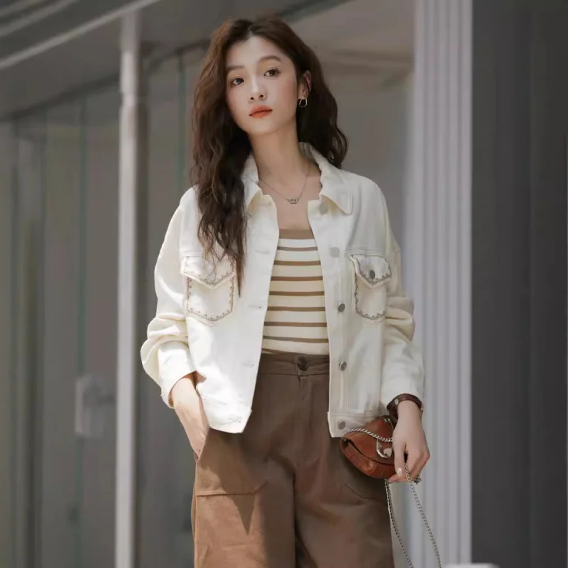 خمر هونغ نمط صغيرتي المرأة، الخريف جديد مطرز الراقية البنطال القصير العصرية #2