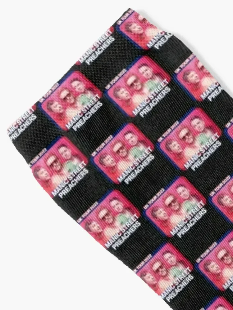 جوارب MANIC STREET PREACHERS TOUR 2022 مع جورب مضحك مطبوع جوارب Run Man للسيدات #2