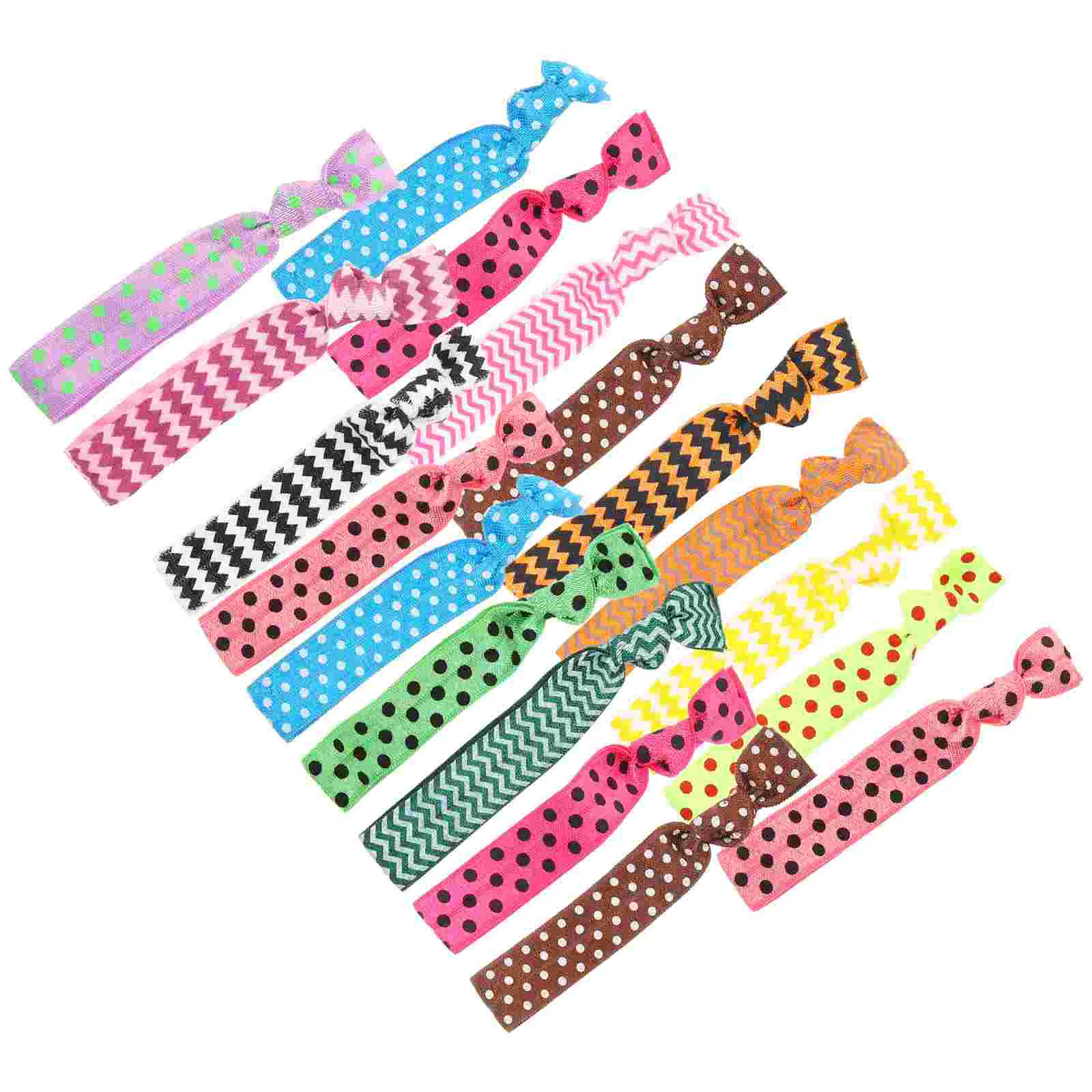 20 Pcs Hair Accessories Elastic Ropes No Crease Tie Ties Nylon Ponytail Holders Women's