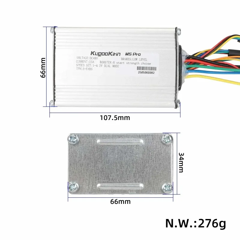 48V 25A Controller for KuKirin M5 Pro Scooter, Electric Scooter Speed Mainboard, ESC Circuit Board Replacement image 3