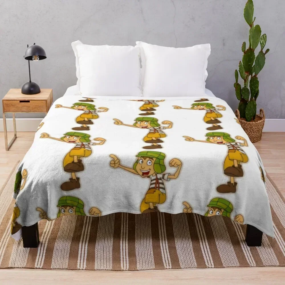 

Chavo del Ocho caricatura Throw Blanket Cozy Warm Blanket for Bed Room Decor