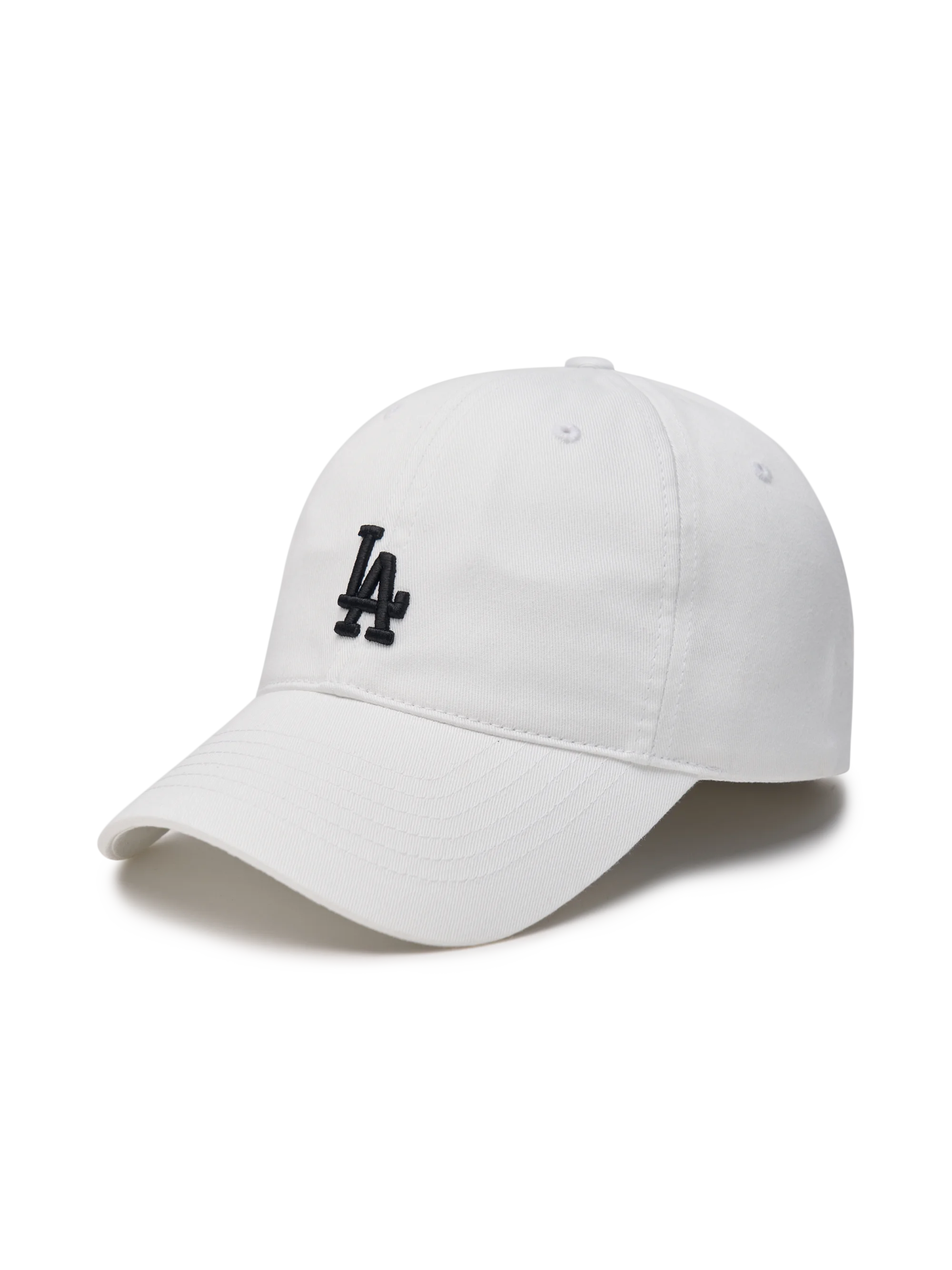 Gorra de béisbol MLB para hombre y mujer, gorro suave con visera superior, color blanco, etiqueta pequeña