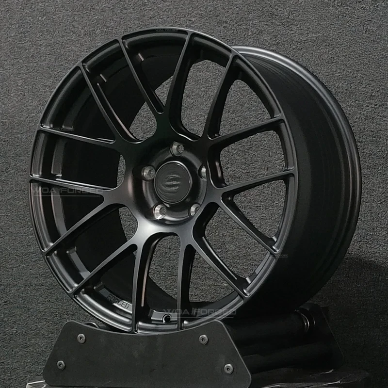 Automotive Aftermarket Tuning Wheel Parts, REV7‑Style Multi‑Spoke Grid Forged Deep‑Dish Rims 19‑21 Inch 5x120 5x112 Lightweight
