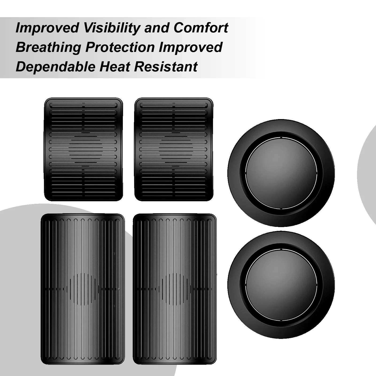 

Car Air Conditioning Deflector Air Conditioner Cover For Vehicles 2 Pieces Easy Install Redirector Detachable For Pregnant Women