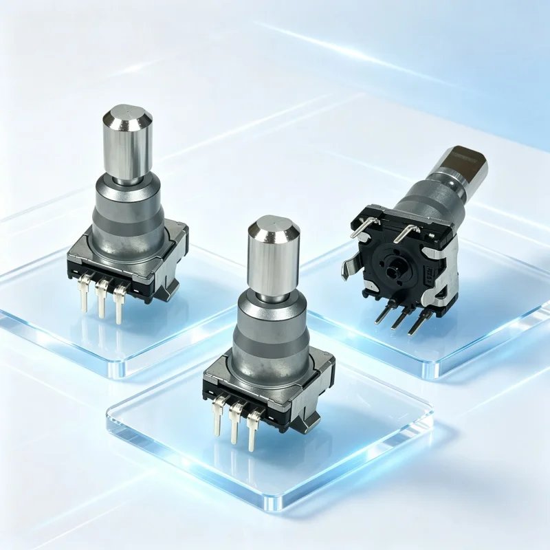 2pcs Original ALPS EC11K1525401 30 Detent Positions Rotation Encoder Push Button 5Pin Code Switch Audio Car Navigation Panel