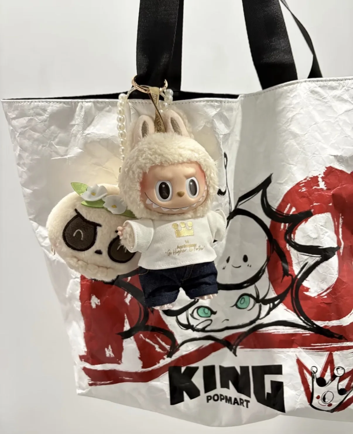 

POP MART The Monsters 14th Anniversary Series Vinyl Plush Doll Pendant Limited Blind Box Desktop Dolls Model Girls Gift