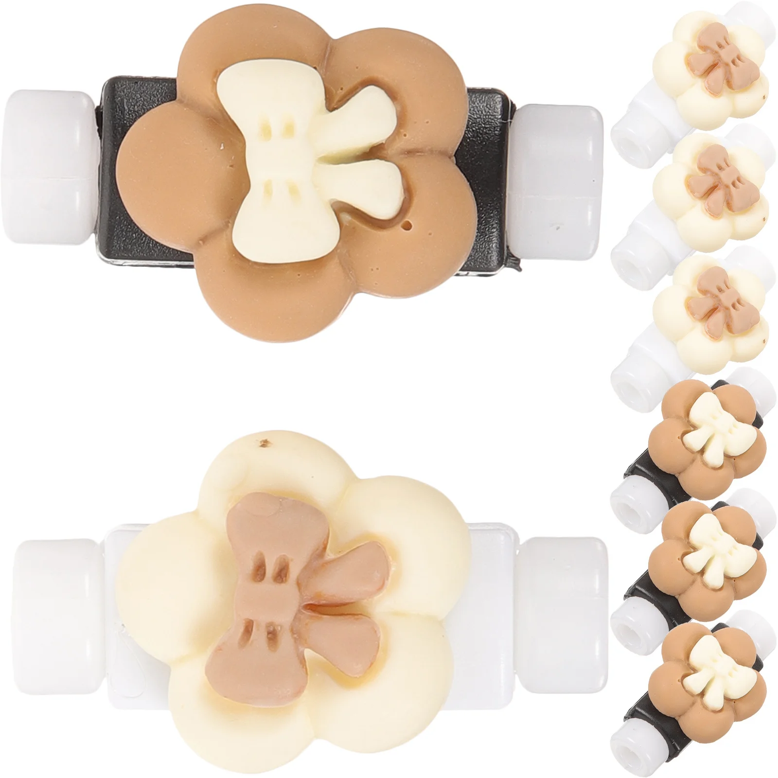 8 pezzi di protezione per cavi per cartoni animati, linea dati, risparmiatore di ricarica, custodia per cavo USB carina, protezione per cavo di copertura durevole e adorabile