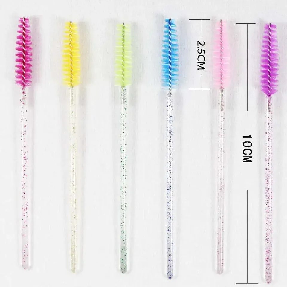 100 Piezas Cepillos Desechables para Pestañas, Espirales, Varitas de Rímel, Peines, Venta al por Mayor para Extensión de Pestañas y Herramientas de Maquillaje 3